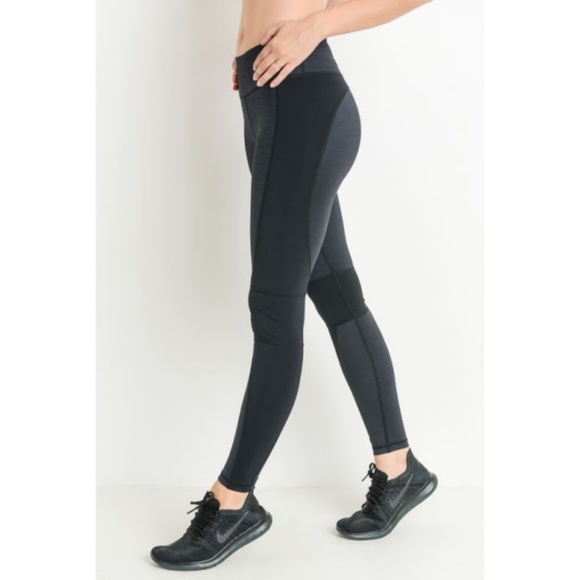 Mono B Pants - Highwaist Brushed Wraparound Full Leggings